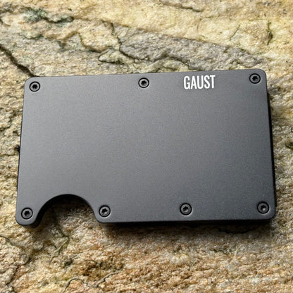 Svart Aluminiums wallet