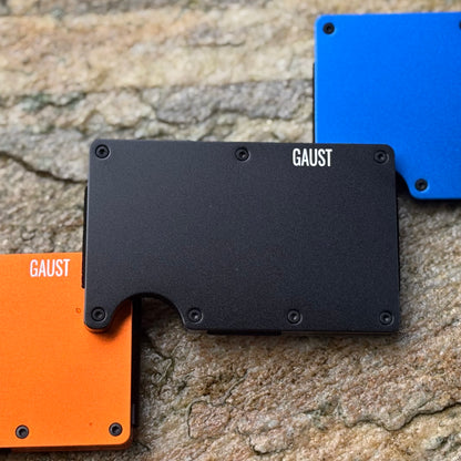 Svart Aluminiums wallet