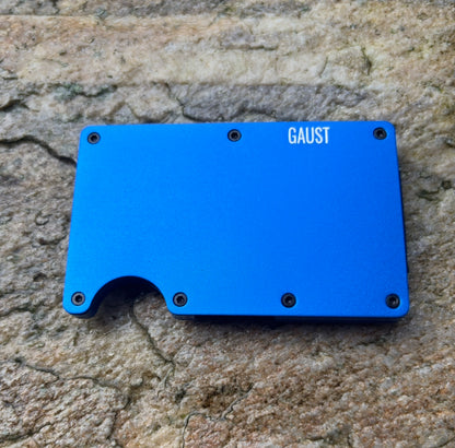 Indigo farget Aluminiums Wallet