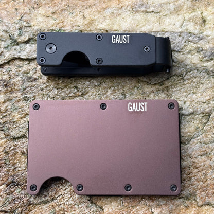 Brun Aluminiums wallet