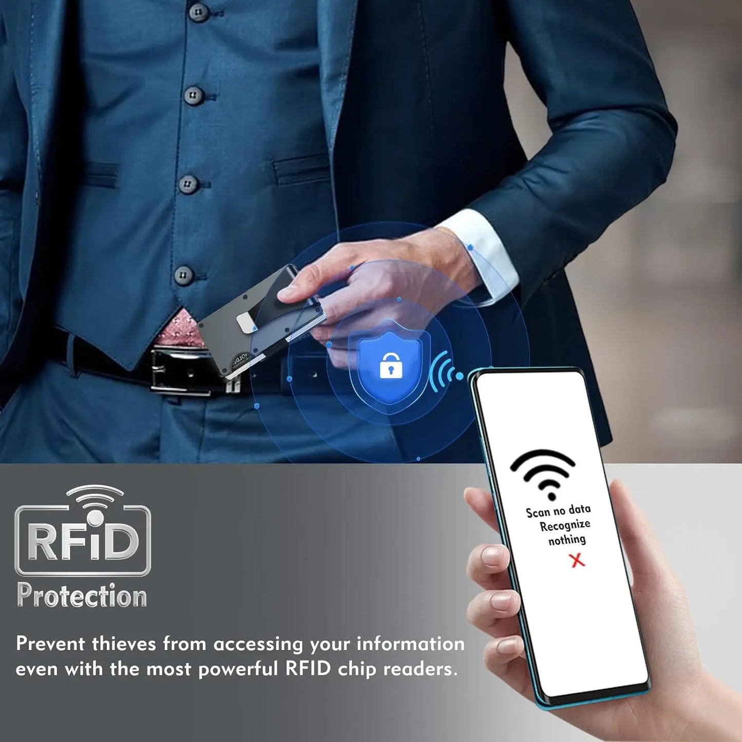 Brun Aluminiums wallet