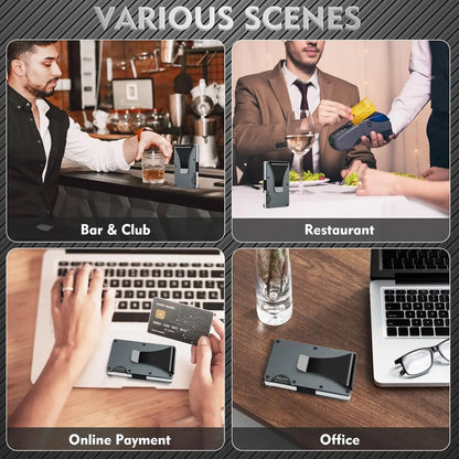 Brun Aluminiums wallet