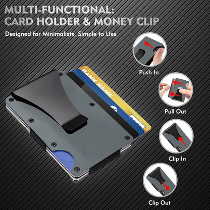 Brun Aluminiums wallet