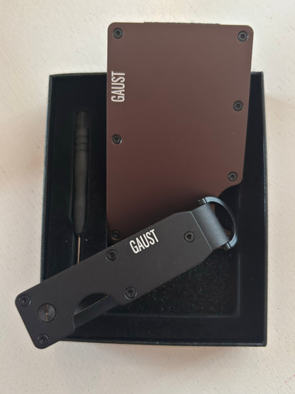 Brun Aluminiums wallet