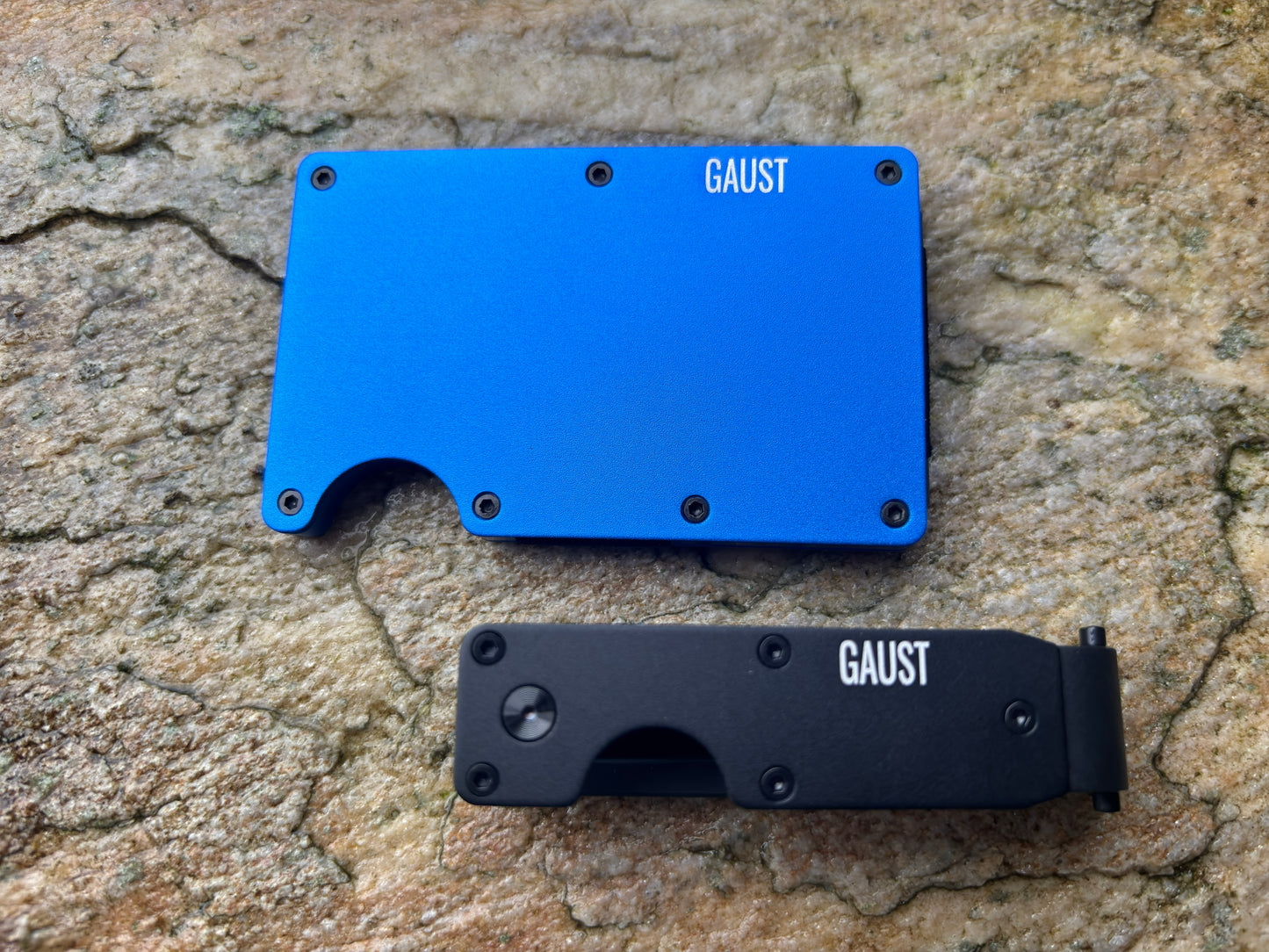 Indigo farget Aluminiums Wallet