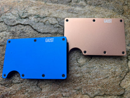 Indigo farget Aluminiums Wallet