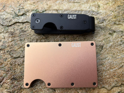 Gullfarget Aluminiums wallet