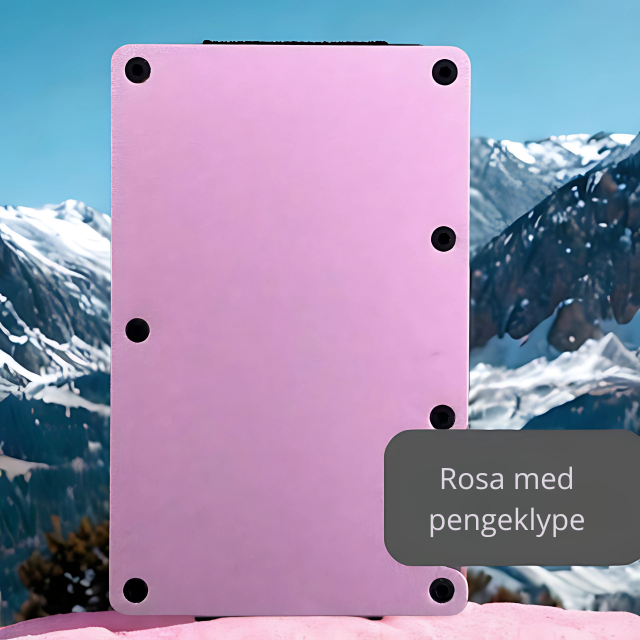Rosa Aluminiums wallet