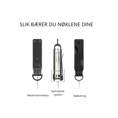 Grønn Nøkkelholder