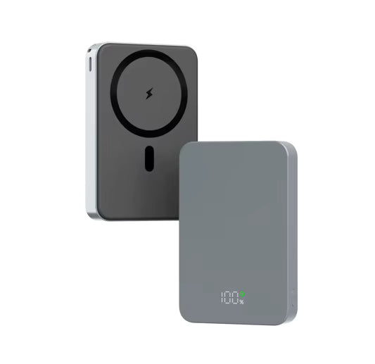 Sølv grå Powerbank