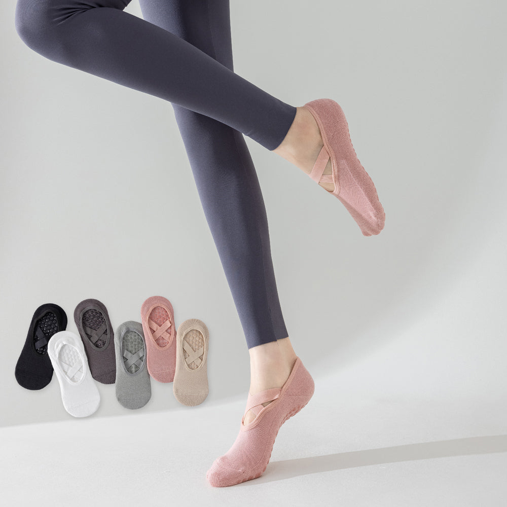 Yoga & Pilates anti-skli sokker